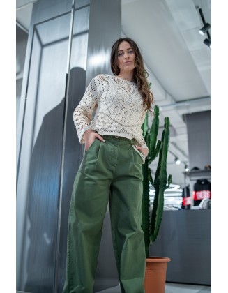 Pantalone con la catena di...